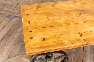 wooden vintage coffee table